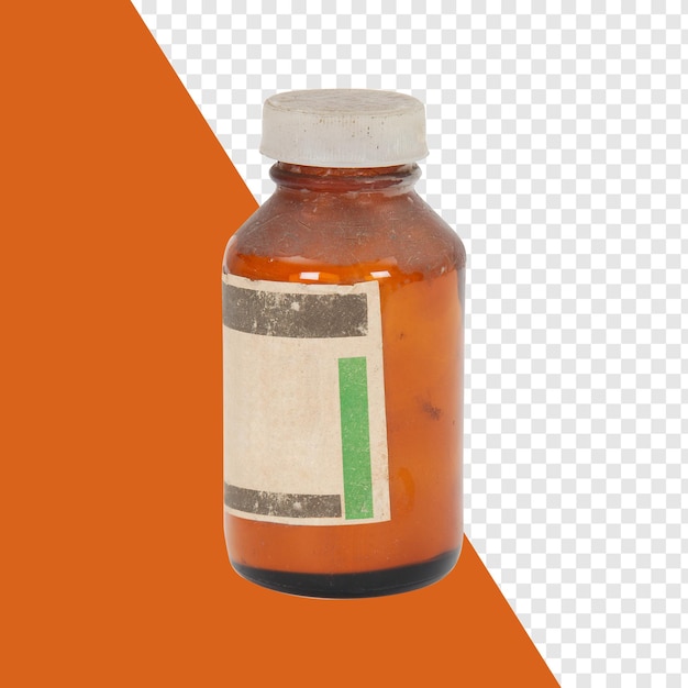 PSD bottle with a chemical reagent png