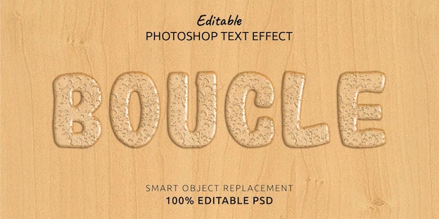 Boucle Photoshop Text Effect