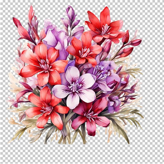 a bouquet of flowers is shown in a photo