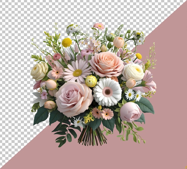 a bouquet of flowers is shown in a photo