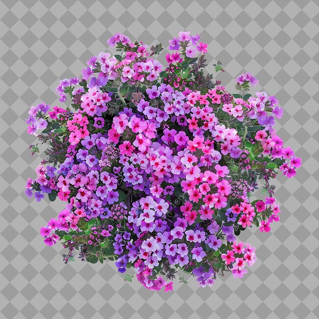 a bouquet of flowers with a purple background