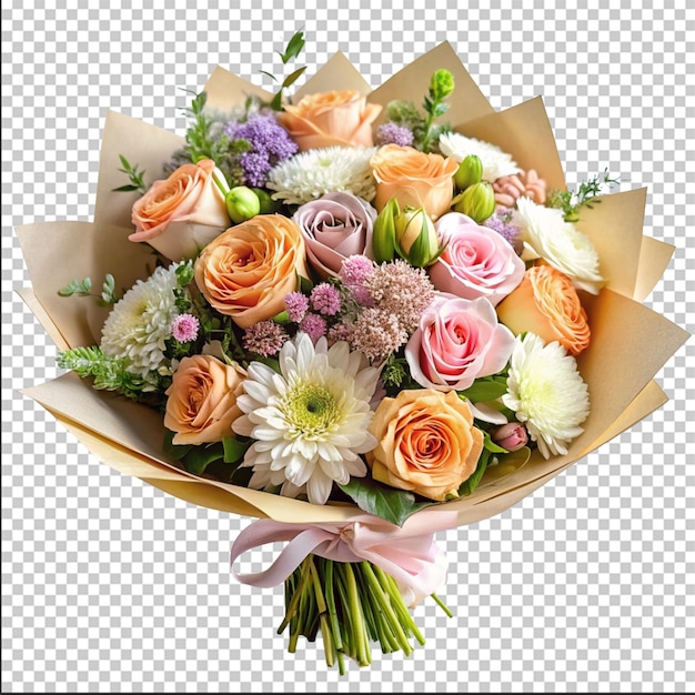 bouquet of flowers with a white background