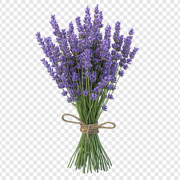 PSD a bouquet of lavender flowers