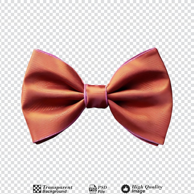 PSD bow ties isolated on transparent background