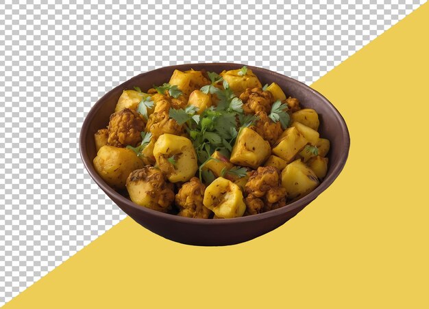 PSD bowl of aloo gobi