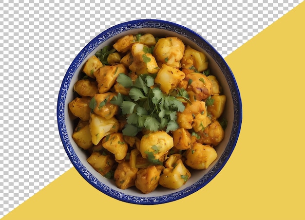 bowl of aloo gobi