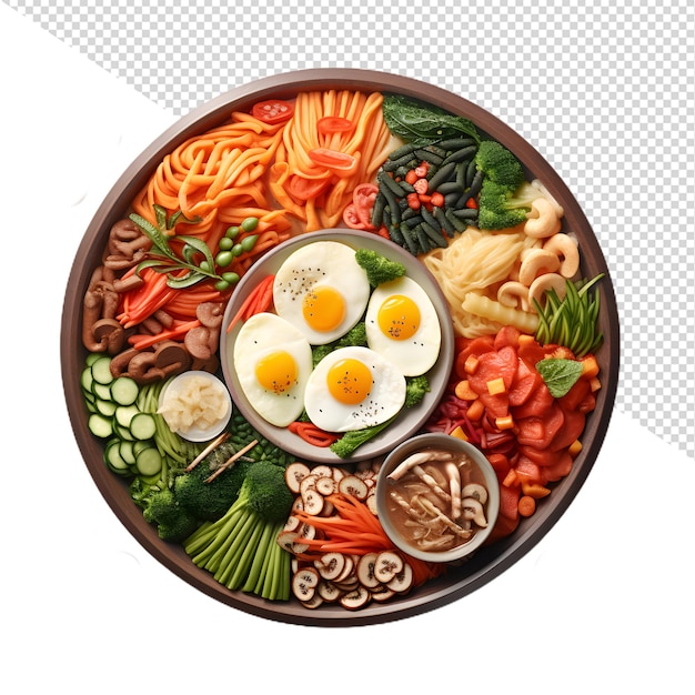 a bowl of food with a bowl of food with the words quot eggs quot on it