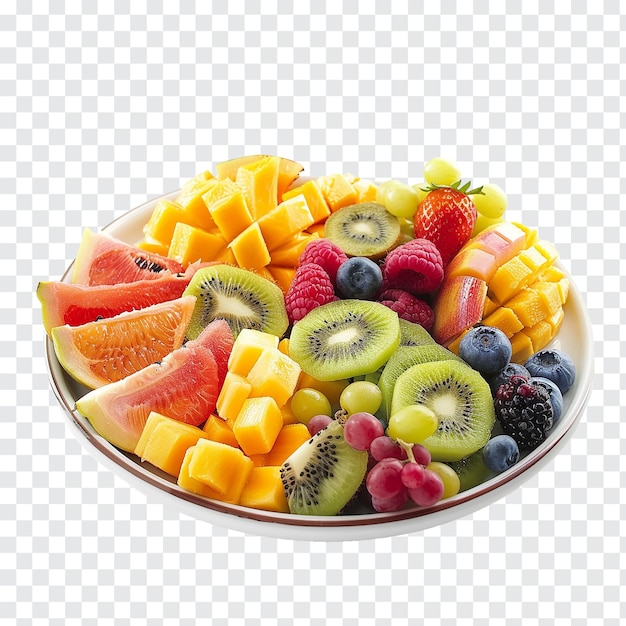 PSD a bowl of fruit with a bunch of strawberries and various types