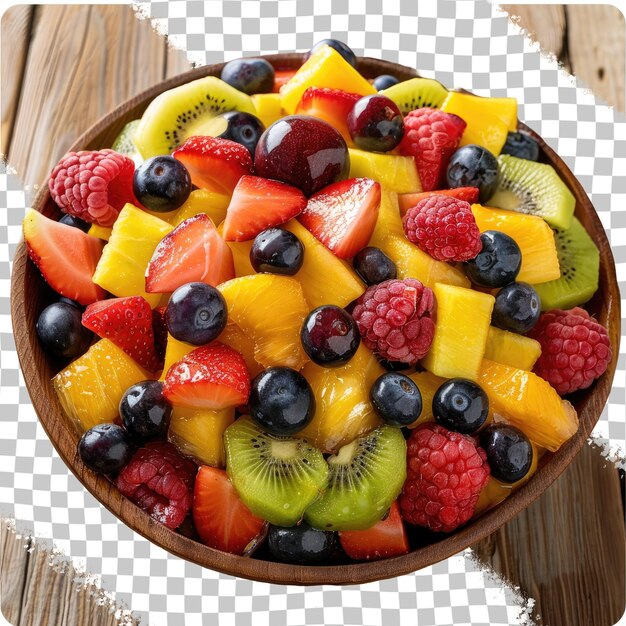 PSD a bowl of fruit with a fruit salad in it