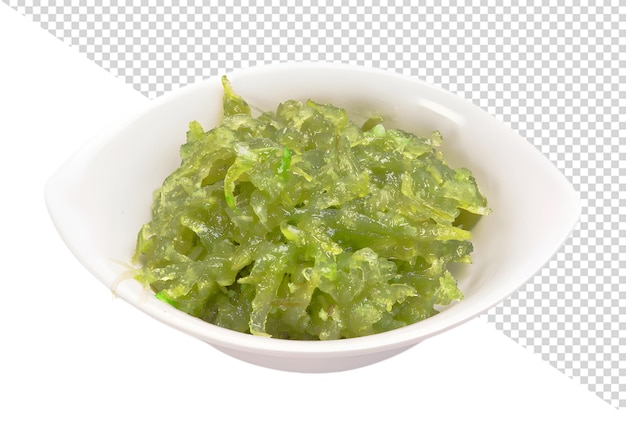 a bowl of green lettuce is shown on a transparent background