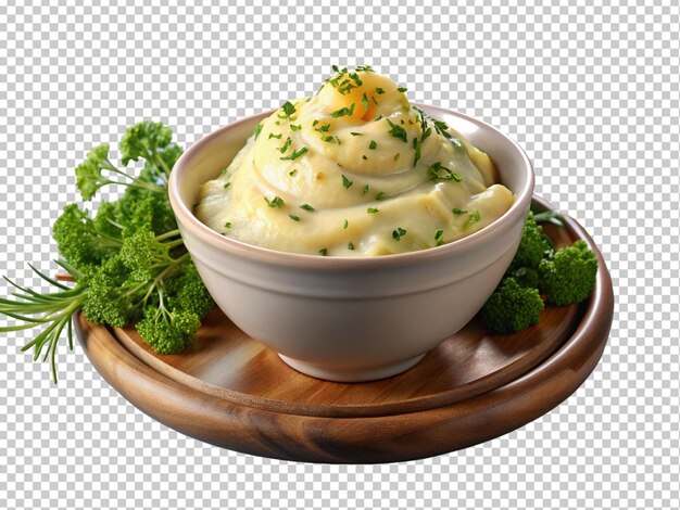 bowl of mashed potatoes