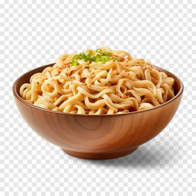 A bowl of noodles on transparency background PSD