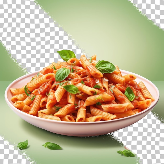 a bowl of pasta with a green background with a green background.