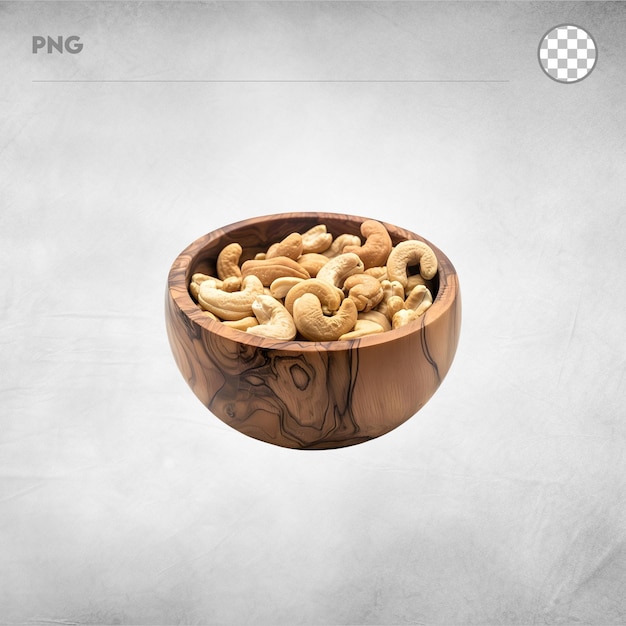 a bowl of peanuts with a picture of peanuts in the bottom right corner