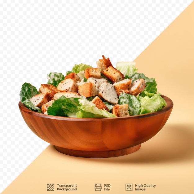 a bowl of salad with a brown bowl of salad.