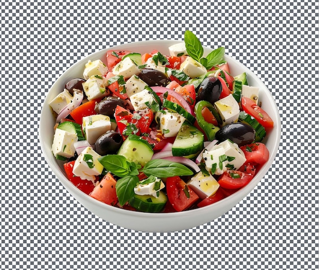 PSD a bowl of salad with a white bowl of vegetables and cheese