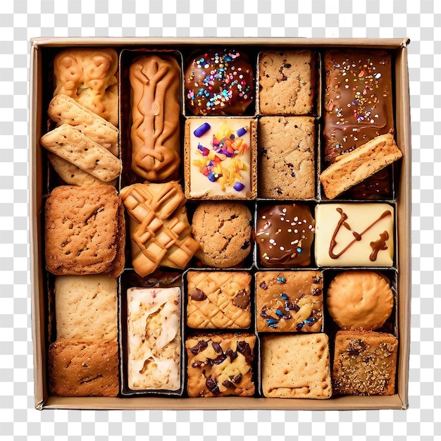 box of biskit on transparent background