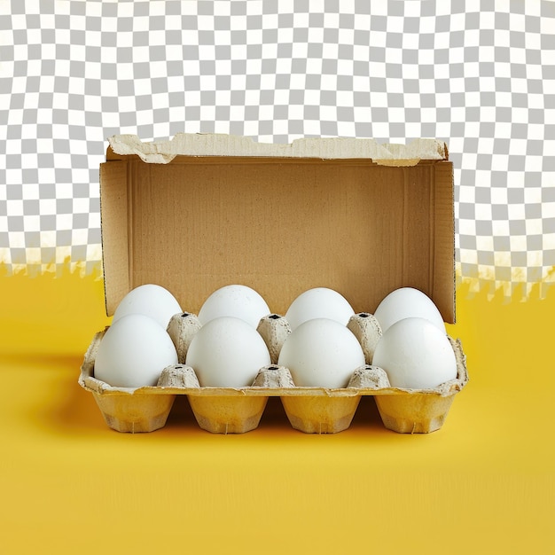 PSD a box of eggs with one that says eggs in it