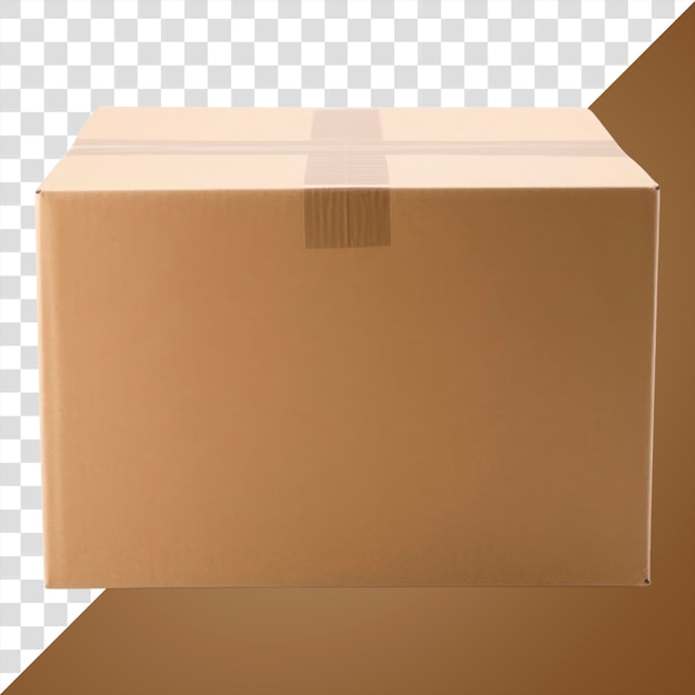 Box package delivery cardboard carton packaging white background delivering container