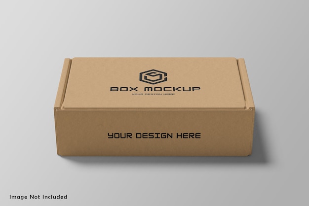 Box packaging mockup