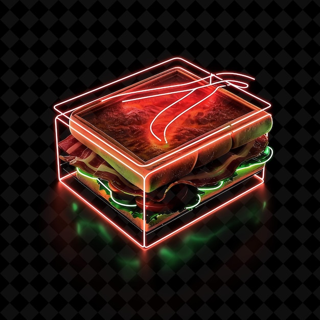 PSD a box with a red light that says quot meat quot on it