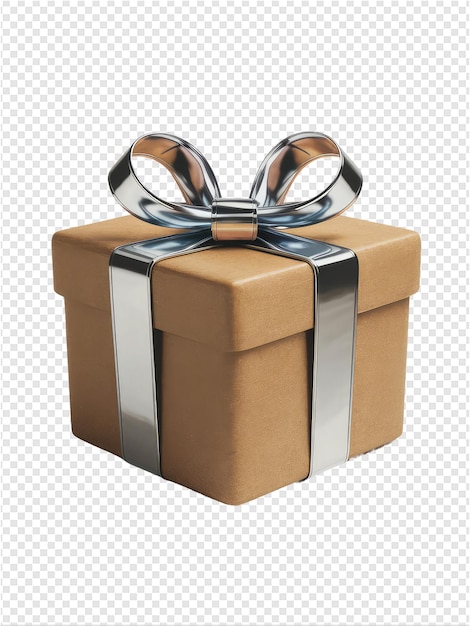 a box with a ribbon on it