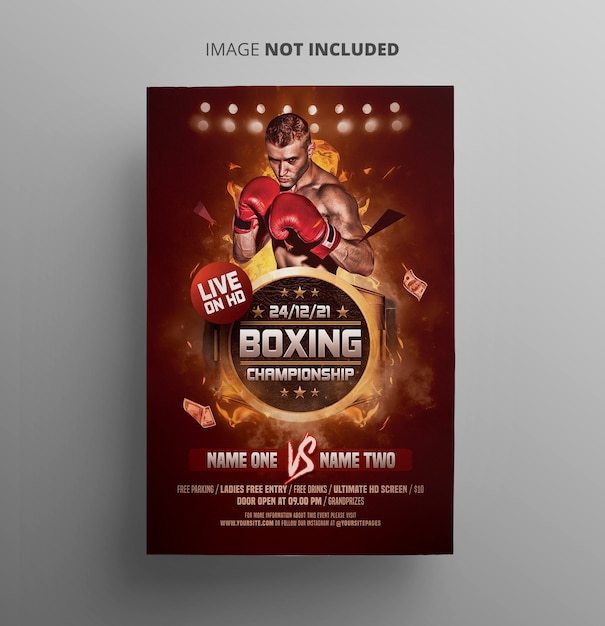 Boxing Championship Flyer