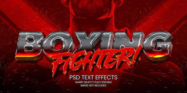 BOXING FIGHTER! TEXT EFFECT