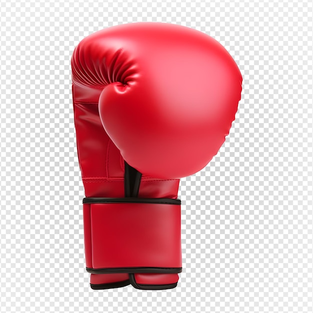 boxing gloves isolated on transparent background generative ai