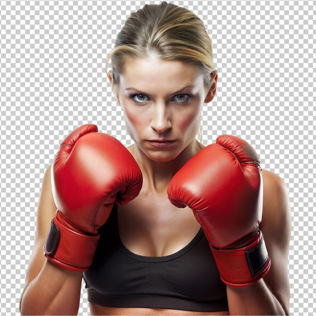 boxing lady