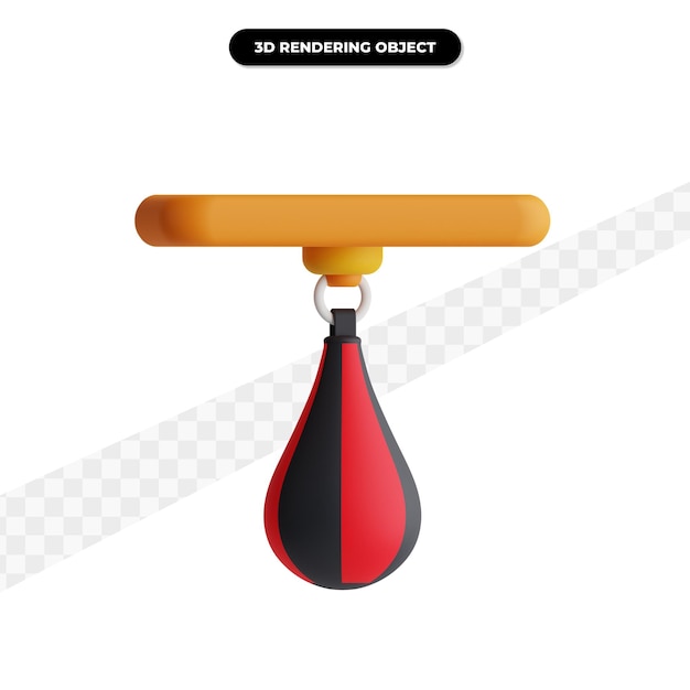 a boxing ring 3d rendering illustration