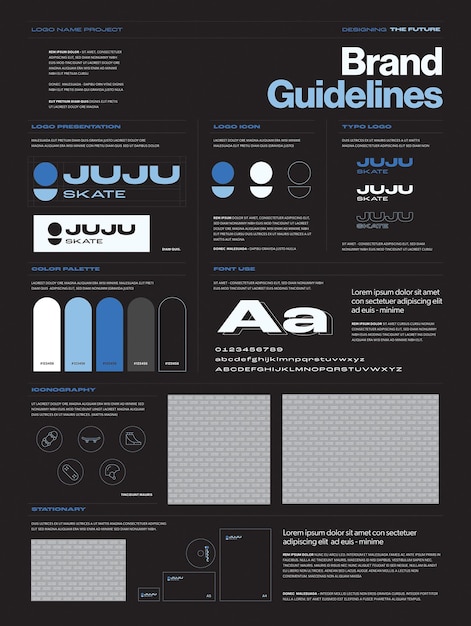 brand guidelines poster