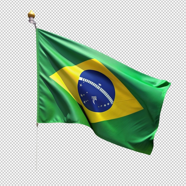 Brazil Flag 3D Render