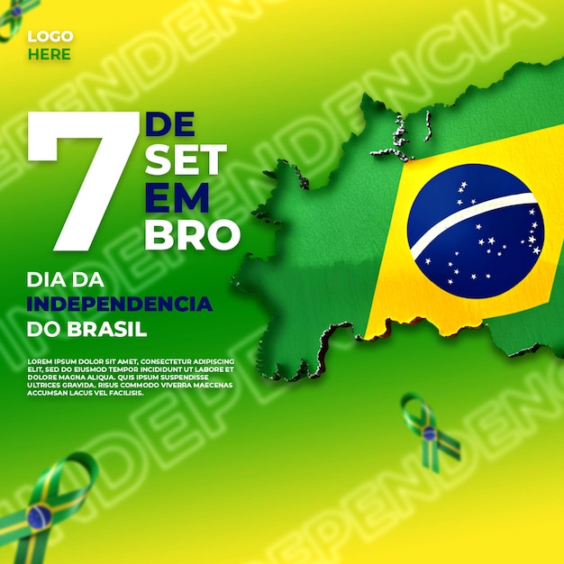 PSD brazil independence day post