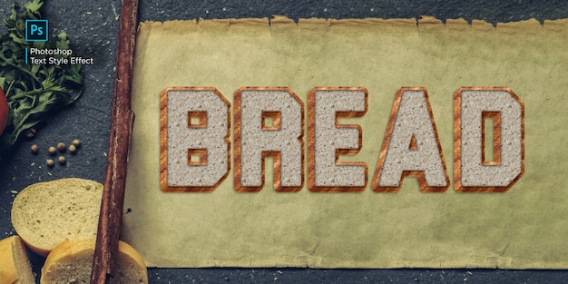 Bread Text Effect 