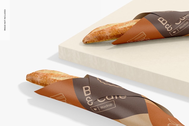 Bread Wrapping Papers Mockup