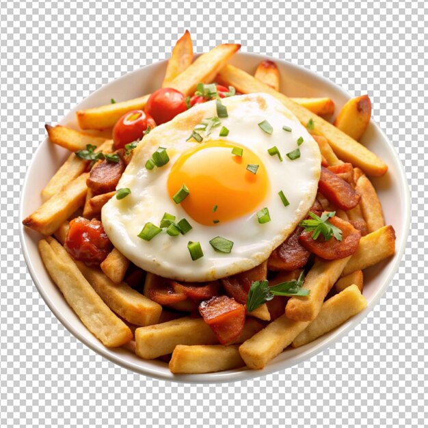 PSD breakfast poutine transplant background