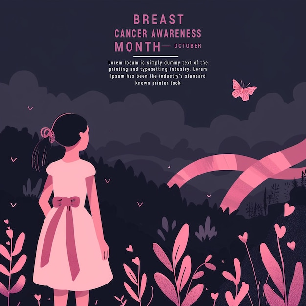 PSD breast cancer awareness month card