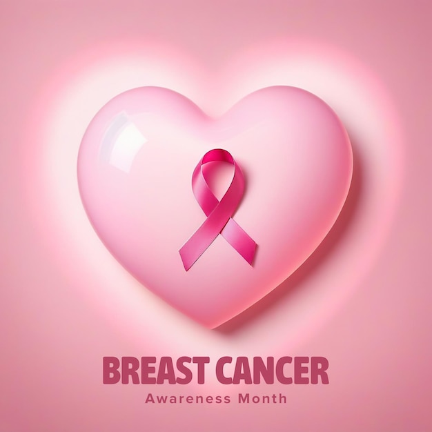 Breast Cancer Awareness Month Creative Design Template for Social Media