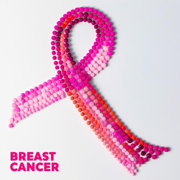 PSD breast cancer awareness month design for social media post