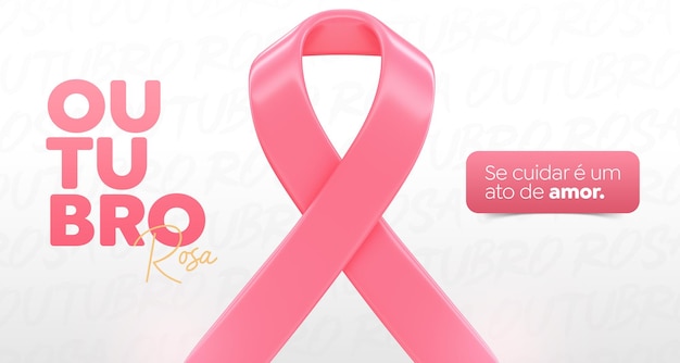 Breast cancer awareness Pink October Social Media Post Template