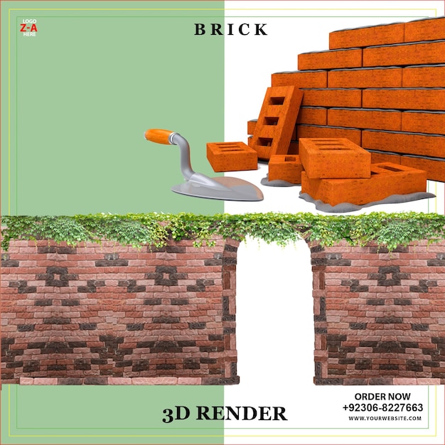 PSD brick design