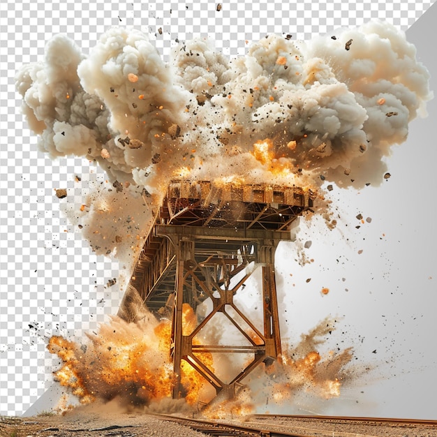 Bridge explosion png