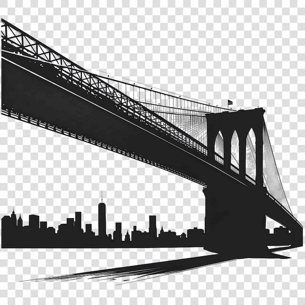 Bridges transparent background vector element