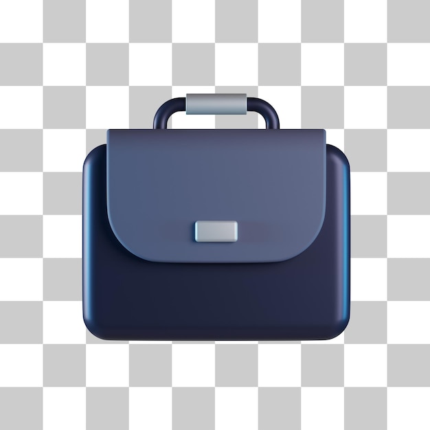 Briefcase 3D Icon