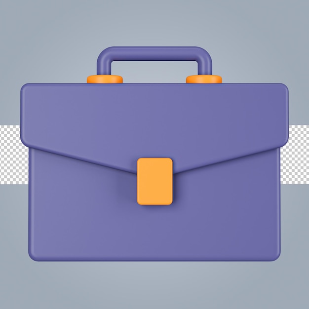 briefcase 3d icon