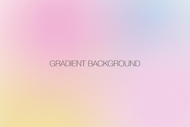 Bright vibrant retro abstract gradient background with grainy texture psd