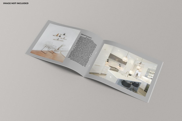 Brochure A4 Landscape Mockup