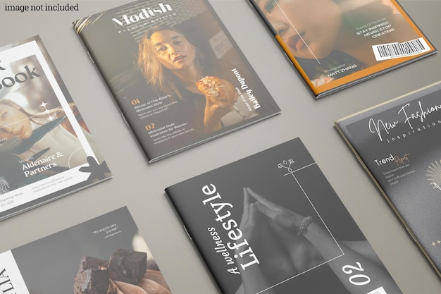 Brochure catalog mockup