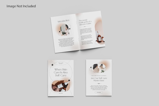 Brochure or catalog mockup